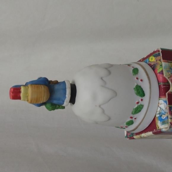 Vintage Enesco Santa Ceramic Christmas Holiday Bell - Picture 7 of 9